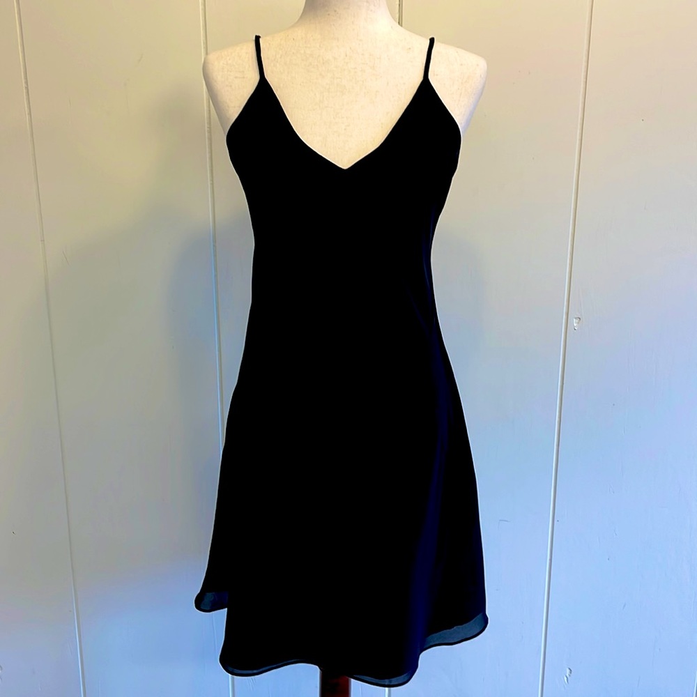 Côteà Côte black dress/ size 10/ imported /elegant/ Paris/ excellent condition